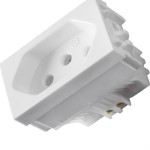 Modulo Ilumi Slim 1 Tomada 10A. Branco 81140