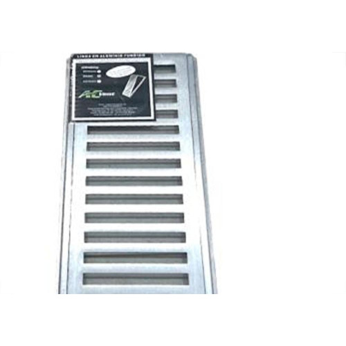 Grelha De Aluminio Com Porta Grelha 20X 50Cm
