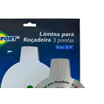 Lamina Para Rocadeira 3 Pontas Brasfort Furo 3/4''