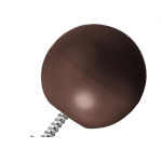 Batedor De Porta Sforplast Bola Marrom Pacote Com 10 Pecas