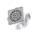 Caixa Sifonada Herc 100X100X50 Quadrada Cromada 5259