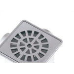 Caixa Sifonada Herc 100X100X50 Quadrada Cromada 5259