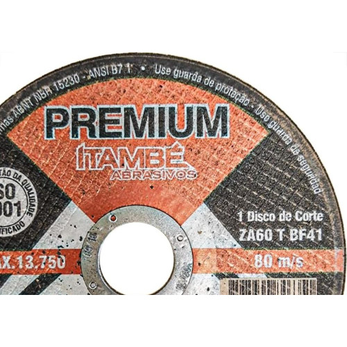 Disco Aco Inox Itambe 110Mmx1,0Mmx20Mm Premium / Makita - Kit C/25 Pecas