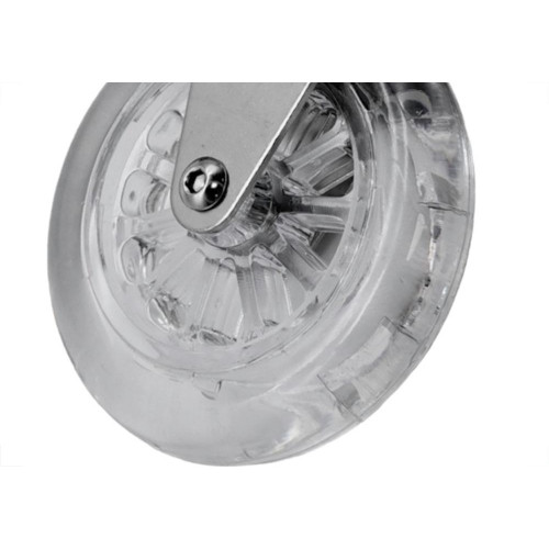 Rodizio Silicone Soprano Base Giratoria Com Trava 100Mm