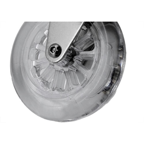 Rodizio Silicone Soprano Base Giratoria Sem Trava 100Mm