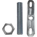 Kit C/3 - Suporte Travessa Marcai Para Lustre Com Nipel - Cl