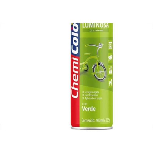 Spray Chemicolor Luminoso Verde 400Ml/235G.