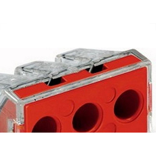 Conector Wago Pressao 3 Polos - 2,5 A 6Mm - 41A. - 773-173 - Kit C/10 Pecas