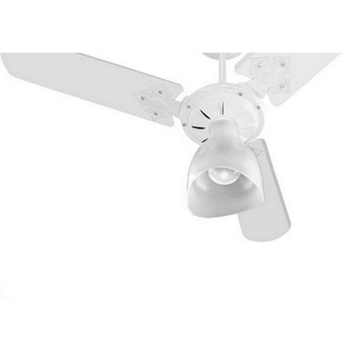 Ventilador Teto Venti-Delta 3 Pas Branco Com Globo 127V.