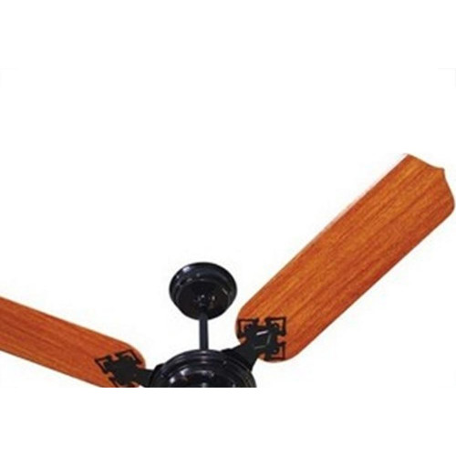 Ventilador Teto Venti-Delta 3 Pas Preto Com Mogno Com Globo 127V.