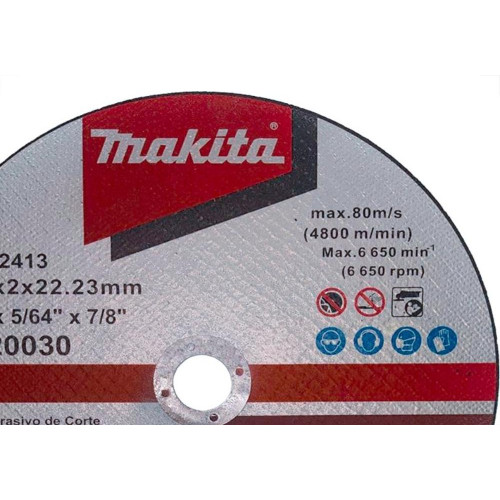 Disco Aco Inox Makita 9''X5/64''X7/8'' - D-20030 - Fino 2,0Mm