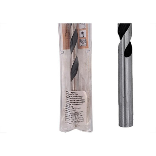 Broca Aco Carbono Madeira Makita 3 Pontas 9Mm - Kit C/5 Pecas