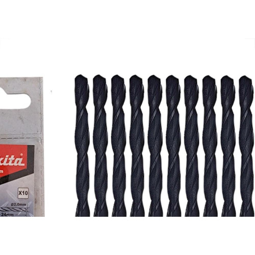 Broca Aco Rapido Makita 2,00Mm - Kit C/10 Pecas