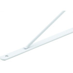 Suporte Prateleira Mao Francesa Podium 25Cm Branco - Kit C/12 Pecas