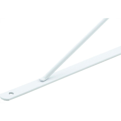 Suporte Prateleira Mao Francesa Podium 30Cm Branco - Kit C/12 Pecas