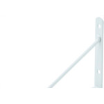 Suporte Prateleira Mao Francesa Podium 30Cm Branco - Kit C/12 Pecas