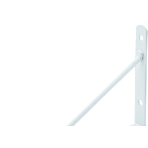 Suporte Prateleira Mao Francesa Podium 30Cm Branco - Kit C/12 Pecas