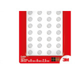 Anti Impacto Adesivo 3M Scotch Gota 8Mm X 8Mm X 2,5M Com 28 Pecas