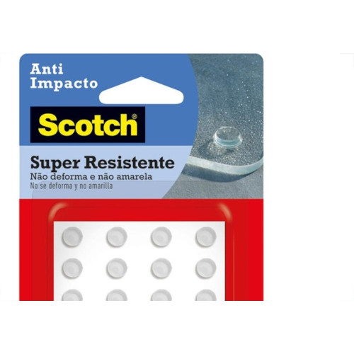 Anti Impacto Adesivo 3M Scotch Gota 8Mm X 8Mm X 2,5M Com 28 Pecas
