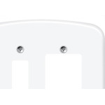 Placa Conjunto Fame Blanc 4X4 F-12 - 1 Interruptor Vertical + 2 Interruptores Horizontais - 945