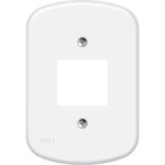 Placa Conjunto Fame Blanc 4X2 F-2 - 2 Interruptores - 785