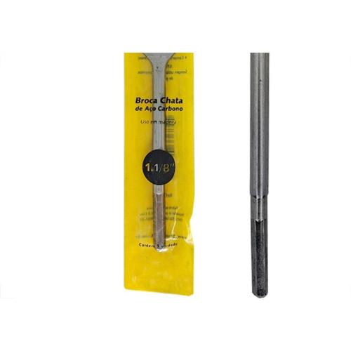Broca Chata Madeira Brasfort   1.1/8'' - 7023
