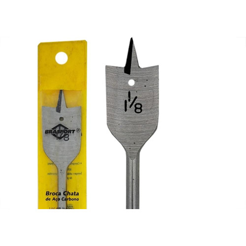 Broca Chata Madeira Brasfort   1.1/8'' - 7023