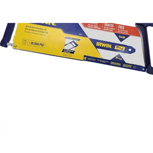 Arco De Serra Irwin Std I-10 Azul Com Serra Duplo Corte