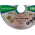 Disco Aco Inox Melfi 115Mmx1,0Mmx22,2Mm - 10706