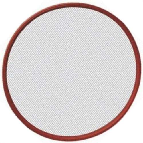 Peneira Fuba Aro Plastico Vermelho 30 - Kit C/12 Pecas