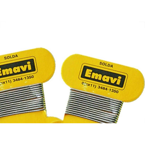 Solda Emavi Cartela Com 2 Pecas (70Cm Por Peca) - Kit C/30 Cartelas