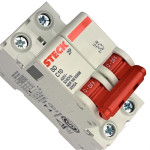 Disjuntor Steck ''Din'' Bipolar 10A. C