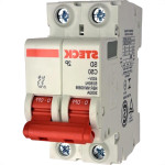 Kit C/4 - Disjuntor Steck ''Din'' Bipolar 50A. C