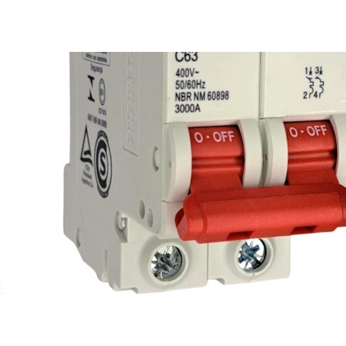 Disjuntor Steck ''Din'' Bipolar 63A. C