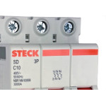 Disjuntor Steck ''Din'' Tripolar 10A. C