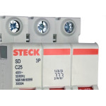 Disjuntor Steck ''Din'' Tripolar 25A. C
