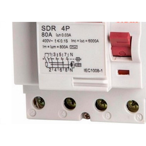 Dispositivo Dr ''Fuga'' Steck - 4 Polos 25A. - Sdr24030