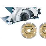 Serra Marmore Makita 1300Wx127V. + 2 Discos - 4100Nh3Zx2