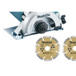Serra Marmore Makita 1300Wx220V. + 2 Discos - 4100Nh3Zx2