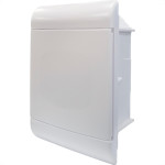 Centrinho Steck Pvc Embutir Branco Para 5 Disjuntores Din Sem Barramento