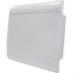 Centrinho Steck Pvc Embutir Branco Para 8 Disjuntores Din Sem Barramento