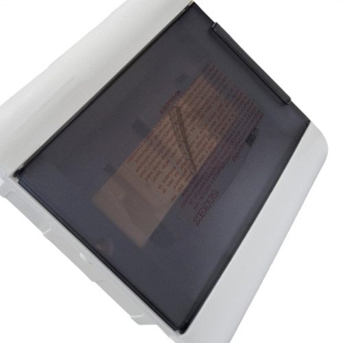 Centrinho Steck Pvc Embutir Fume Para 8 Disjuntores Din Sem Barramento