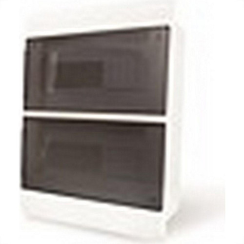 Centrinho Steck Pvc Embutir Fume Para 24 Disjuntores Din Sem Barramento