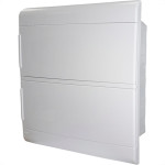 Centrinho Steck Pvc Embutir Branco Para 24 Disjuntores Din Sem Barramento