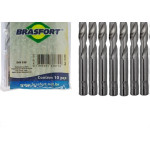 Broca Aco Rapido Brasfort 5,5Mm - 7478 - Kit C/10 Pecas