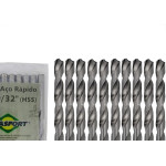 Broca Aco Rapido Brasfort   9/32'' - 7508 - Kit C/10 Pecas
