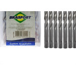 Broca Aco Rapido Brasfort   5/16'' - 7510 - Kit C/10 Pecas