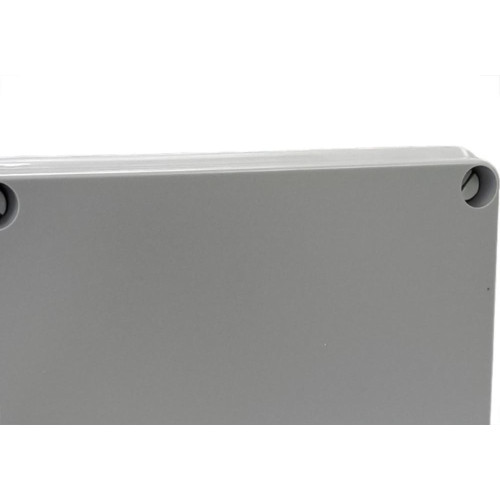 Caixa Passagem Pvc Steck 30Cm X 22Cm Sobrepor Cinza Ip55 - Sex-322A