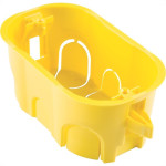 Caixinha De Luz Pvc Para Drywall Tramontina Amarela 4X2 - Kit C/10 Pecas