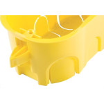 Caixinha De Luz Pvc Para Drywall Tramontina Amarela 4X2 - Kit C/10 Pecas